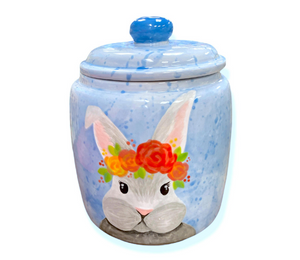 Davie Watercolor Bunny Jar