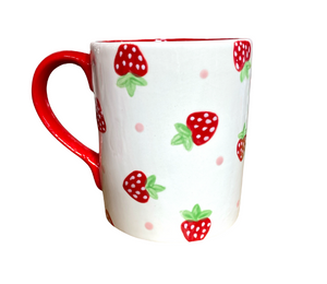 Davie Strawberry Dot Mug