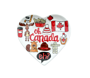 Davie Canada Heart Plate