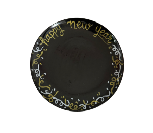 Davie New Year Confetti Plate