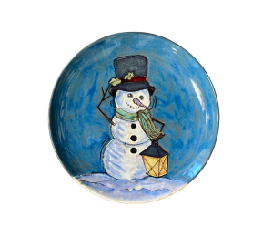 Davie Rustic Glazed Snowman