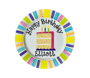 Davie Birthday Cake Plate