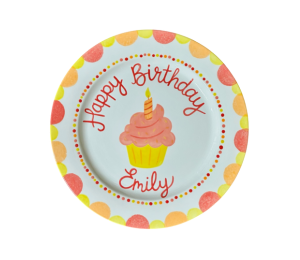 Davie Birthday Cupcake Plate