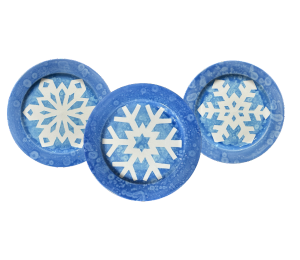 Davie Paper Snowflake Plate